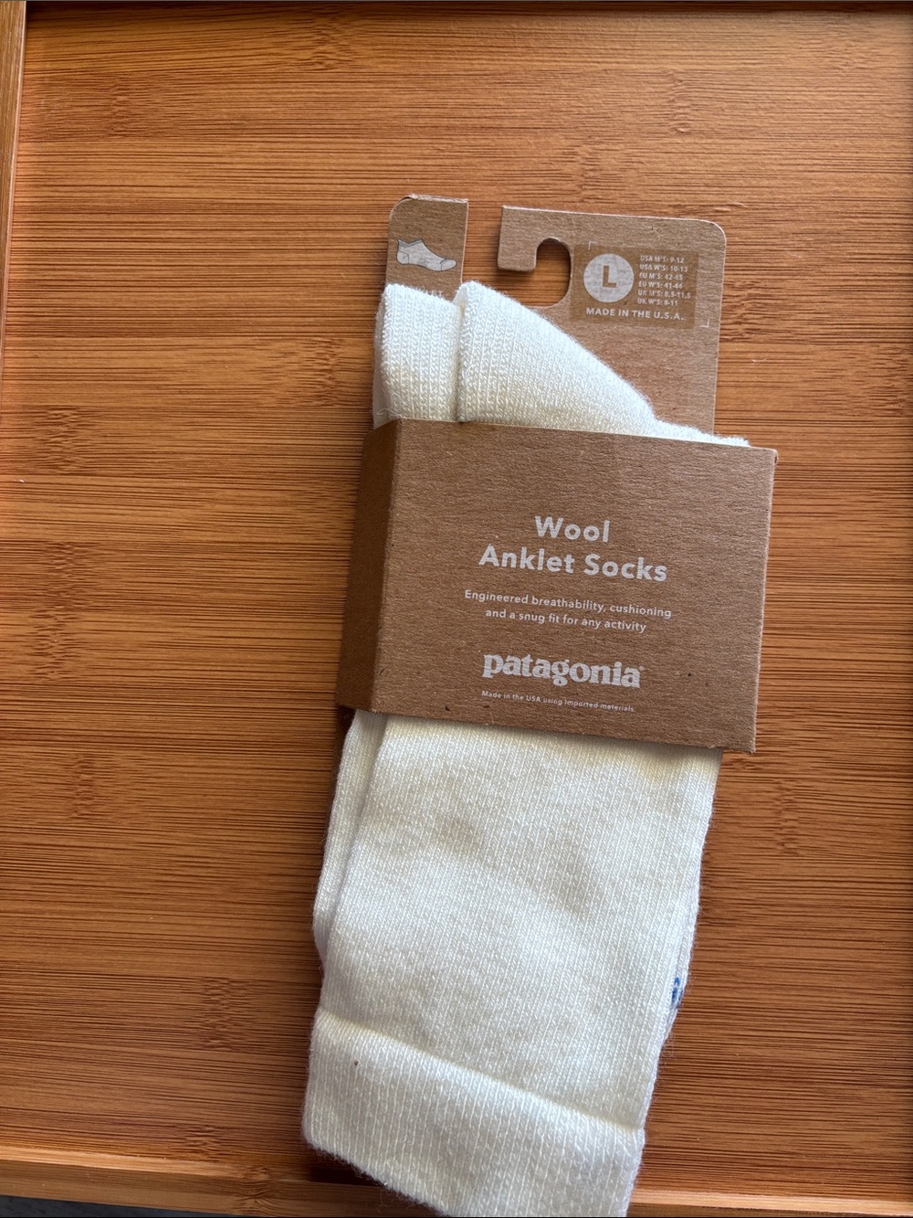 Patagonia Wool  Socks - Cream (Men)